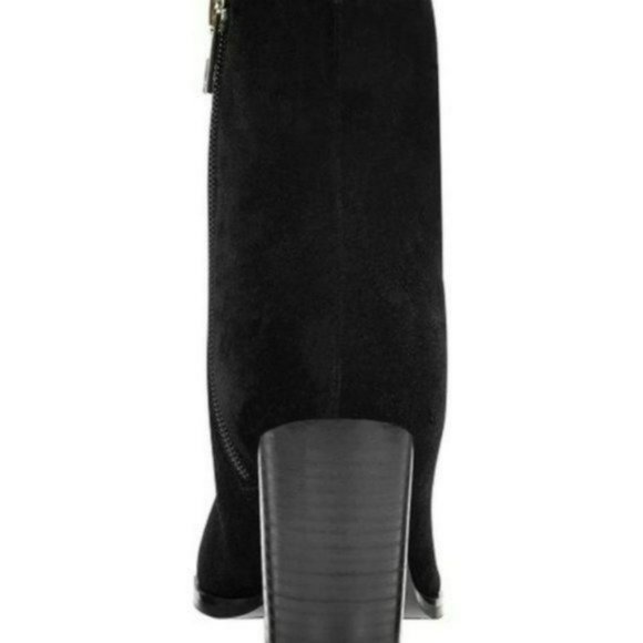 Marc Fisher LTD Giana Black Suede Booties - Picture 4 of 8